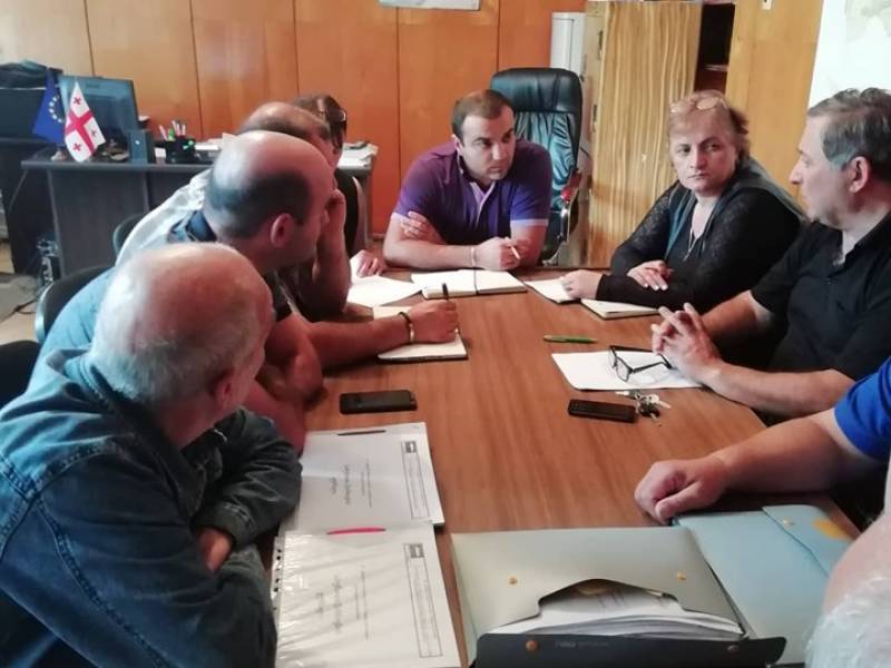 24 ივლისს მერის პირველი მოადგილის გიორგი მახათაძის ხელმძღვანელობით შედგა სამუშაო...